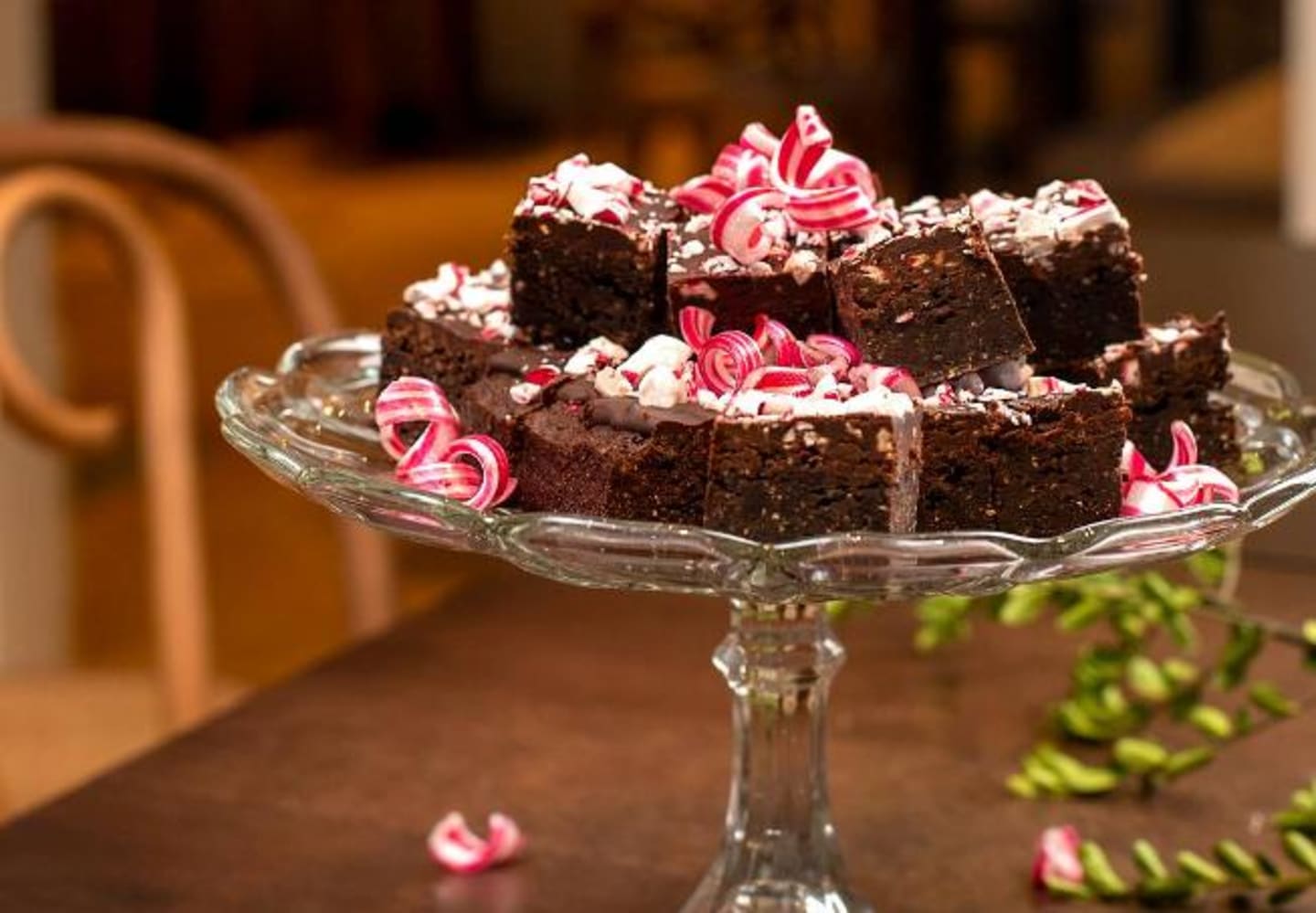Fudge brownie med polka