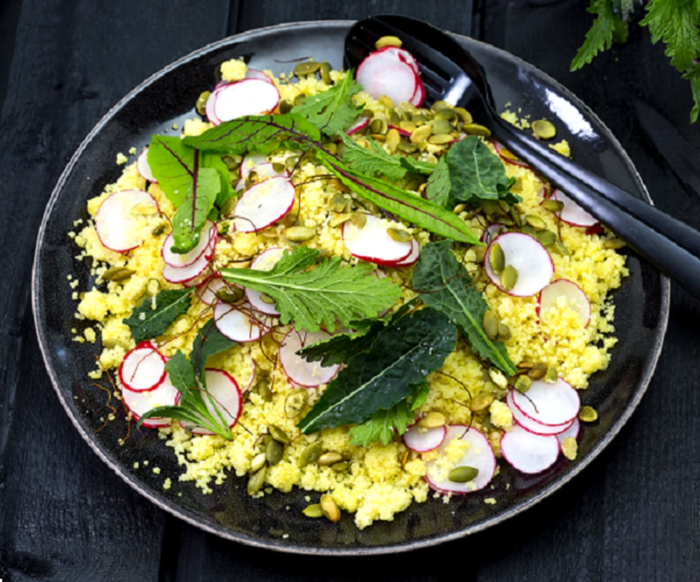 Crispy couscous
