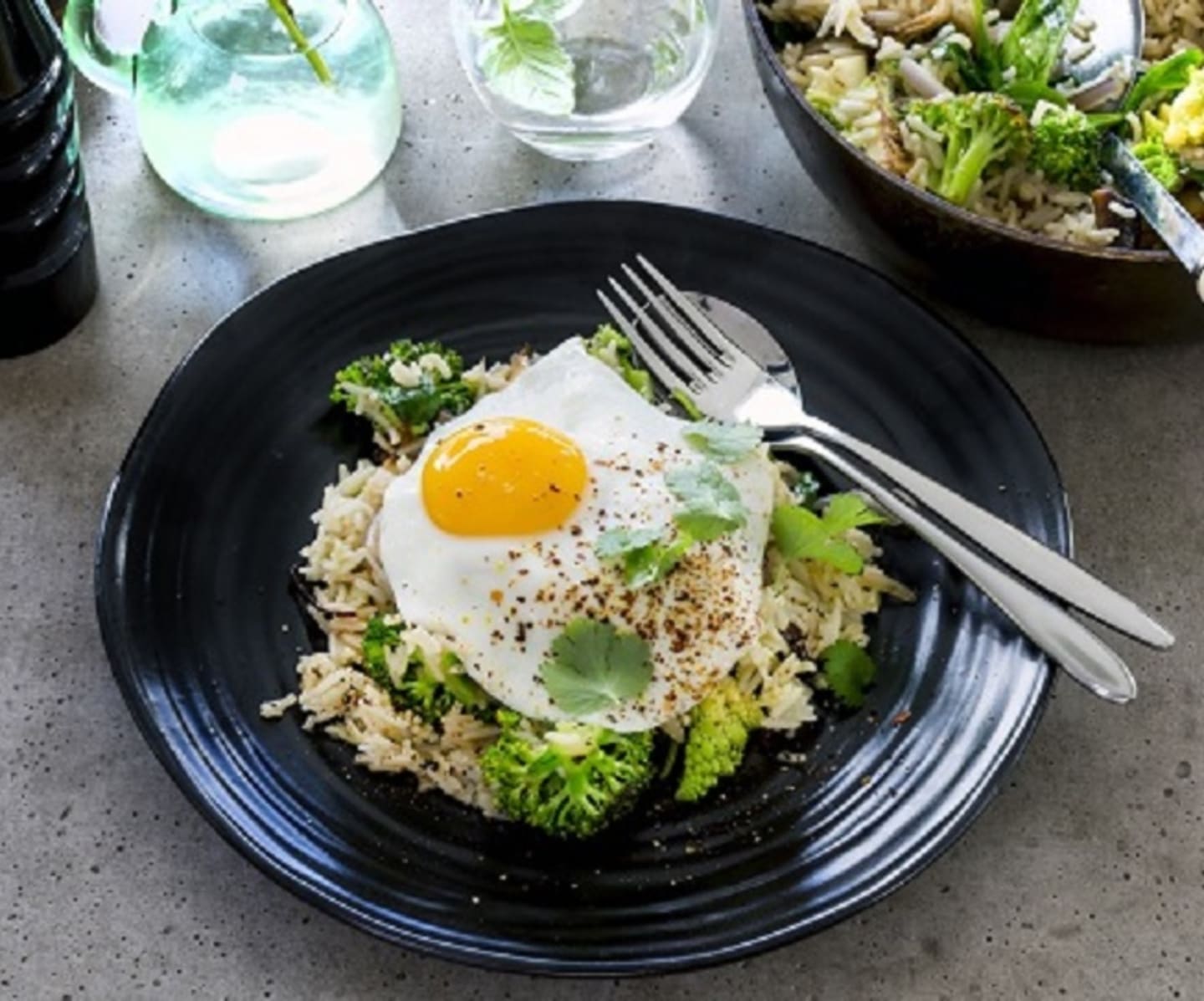 Nasi goreng med svamp