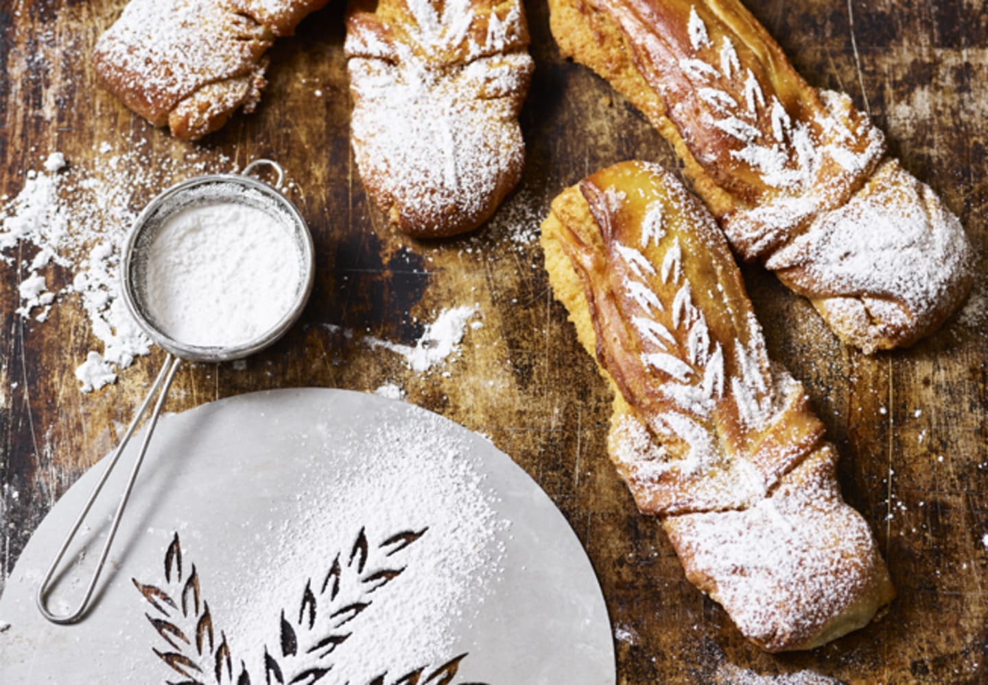 Brioche med sesamfyllning