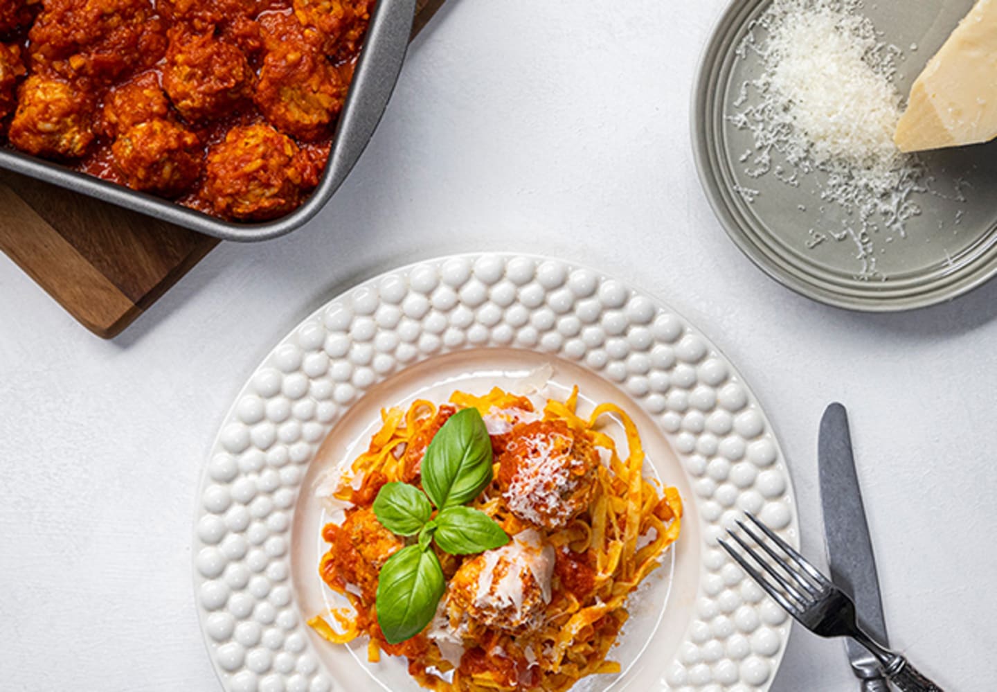 Italienska köttbullar i tomatsås