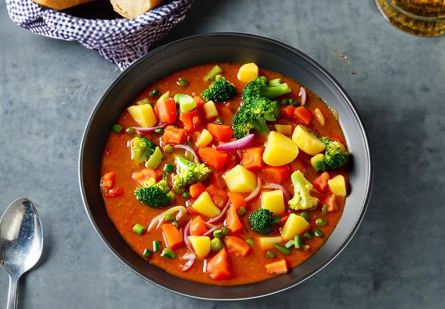 Vegansk grönsaksgryta med Havremat
