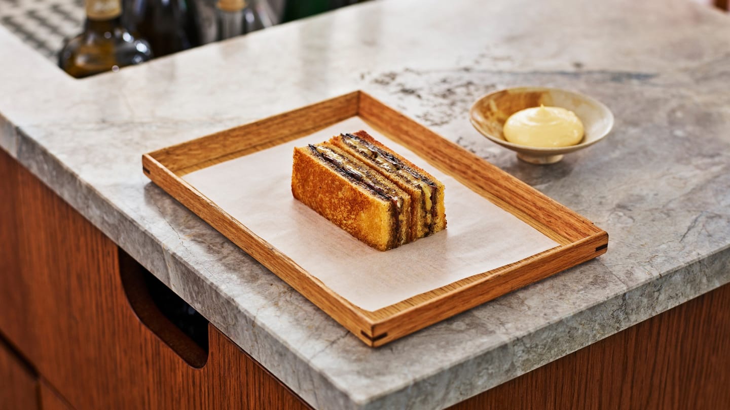 Osttoast med duxelles