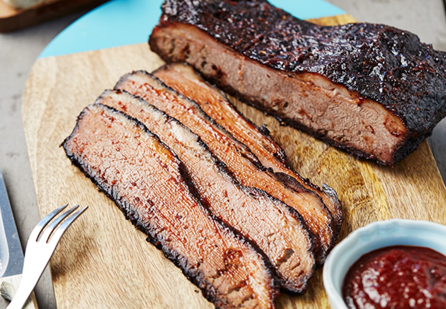 Brisket med barbecuesås