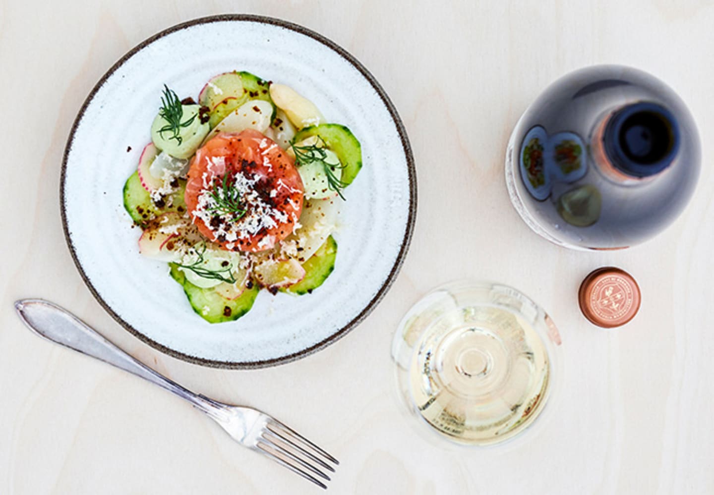 Tartar av lättgravad röding