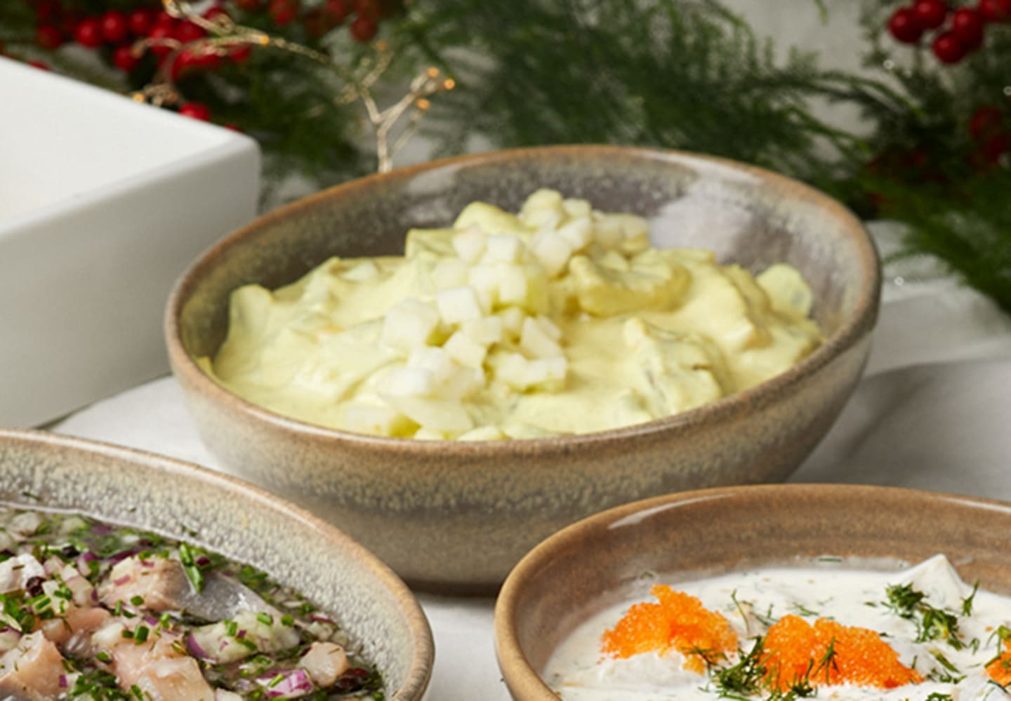 Äppel- och currysill