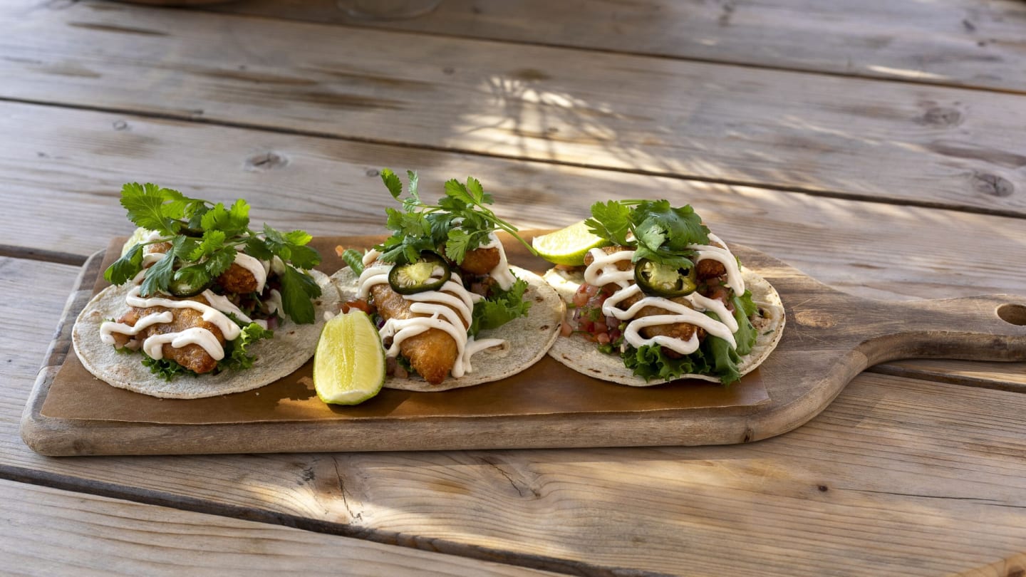 Fish taco med Pico de gallo