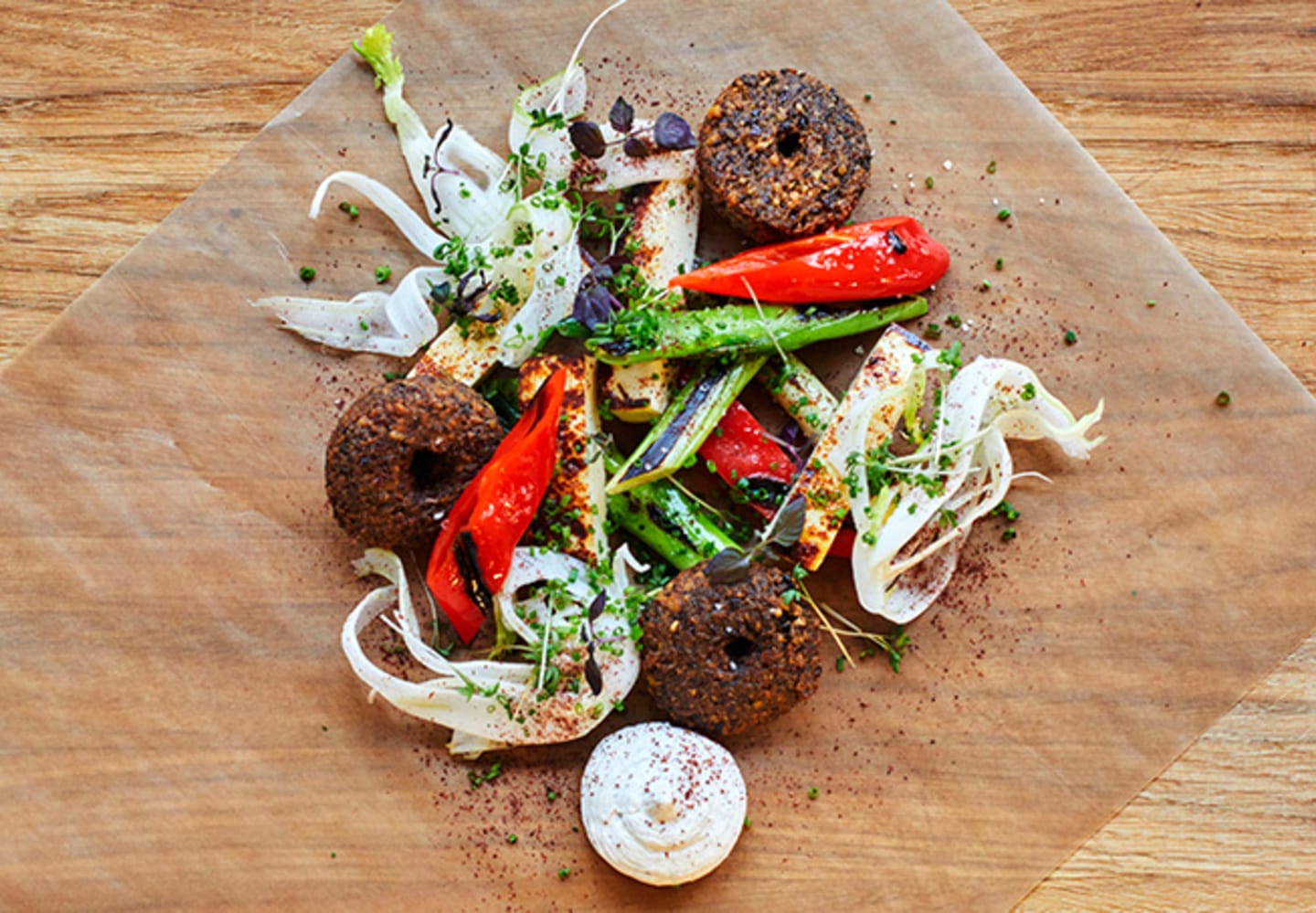 Gråärtsfalafel