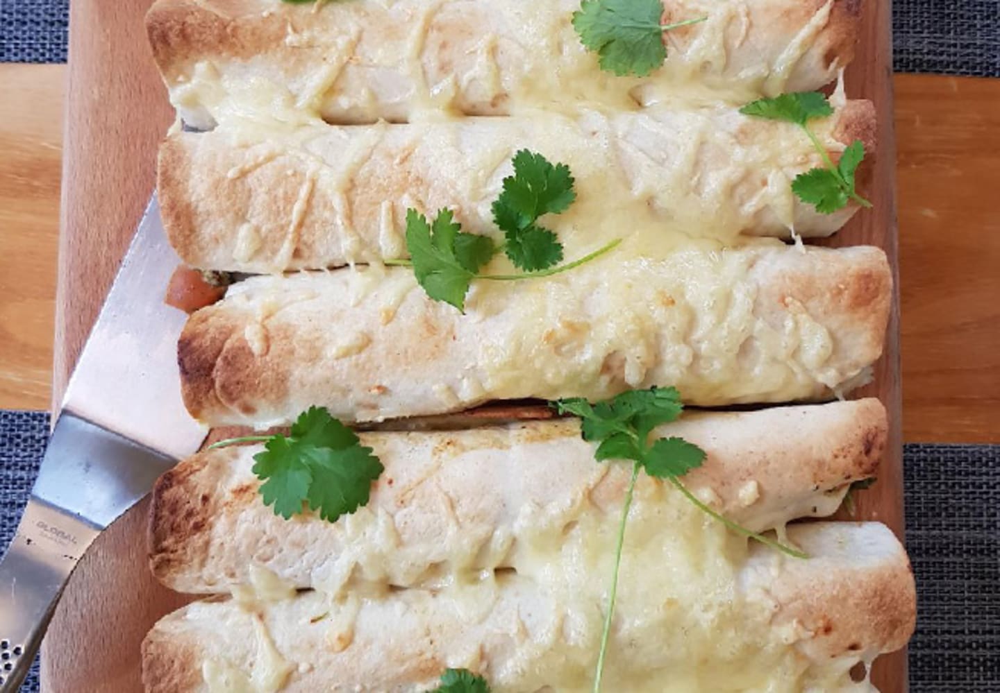 Grön burrito