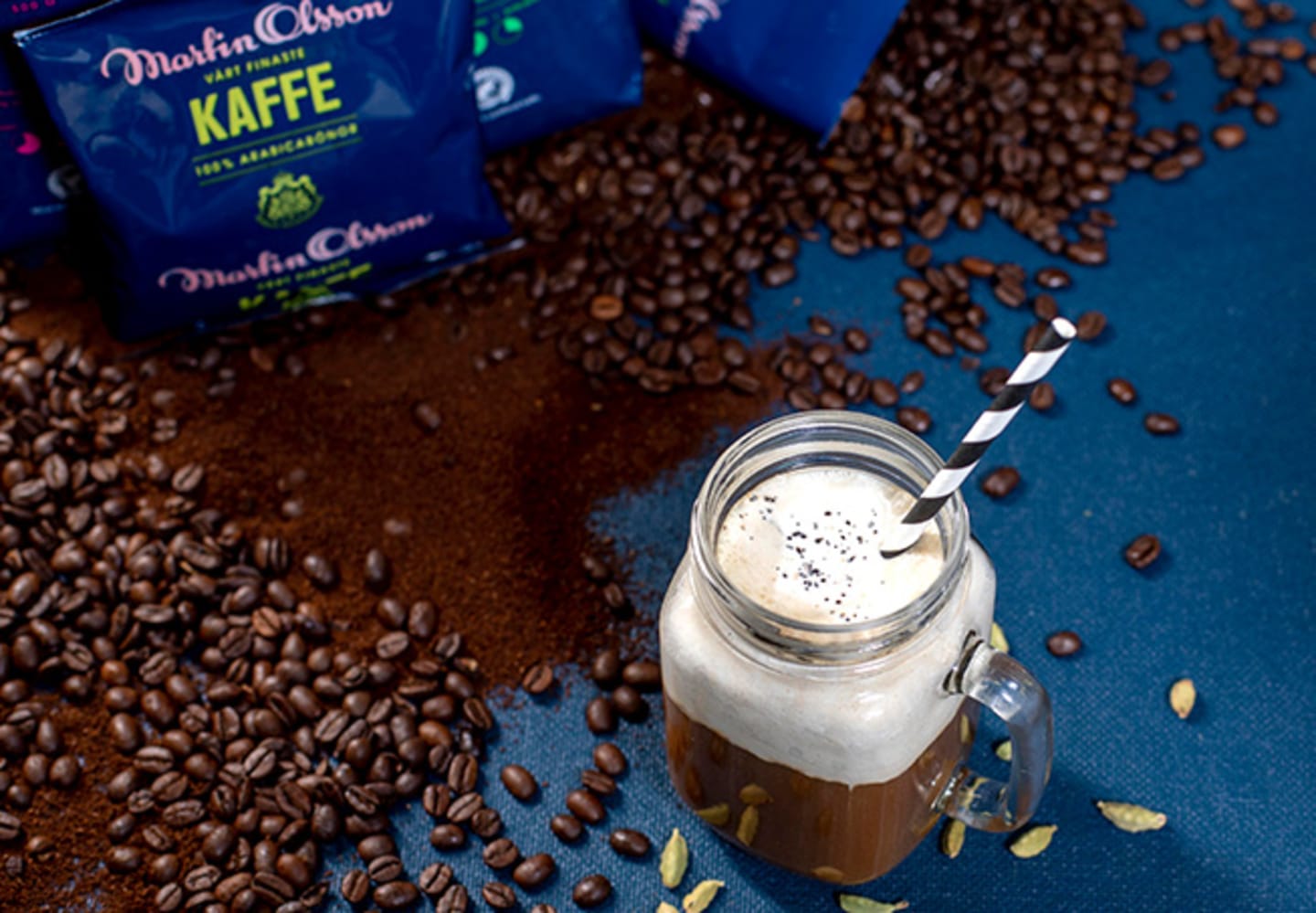 Krämigt cheesecakekaffe