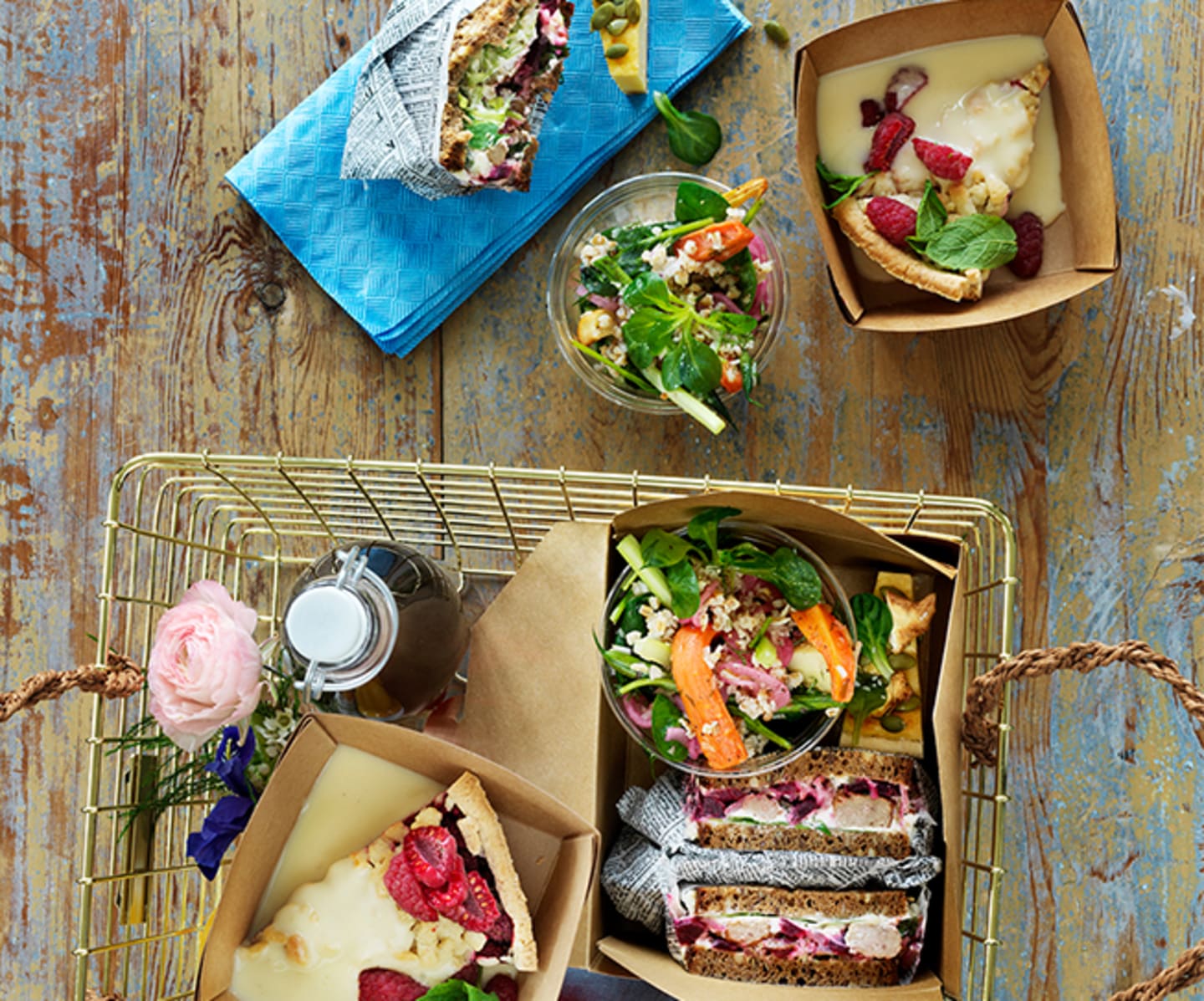 Lilla läckra picknickorgen 