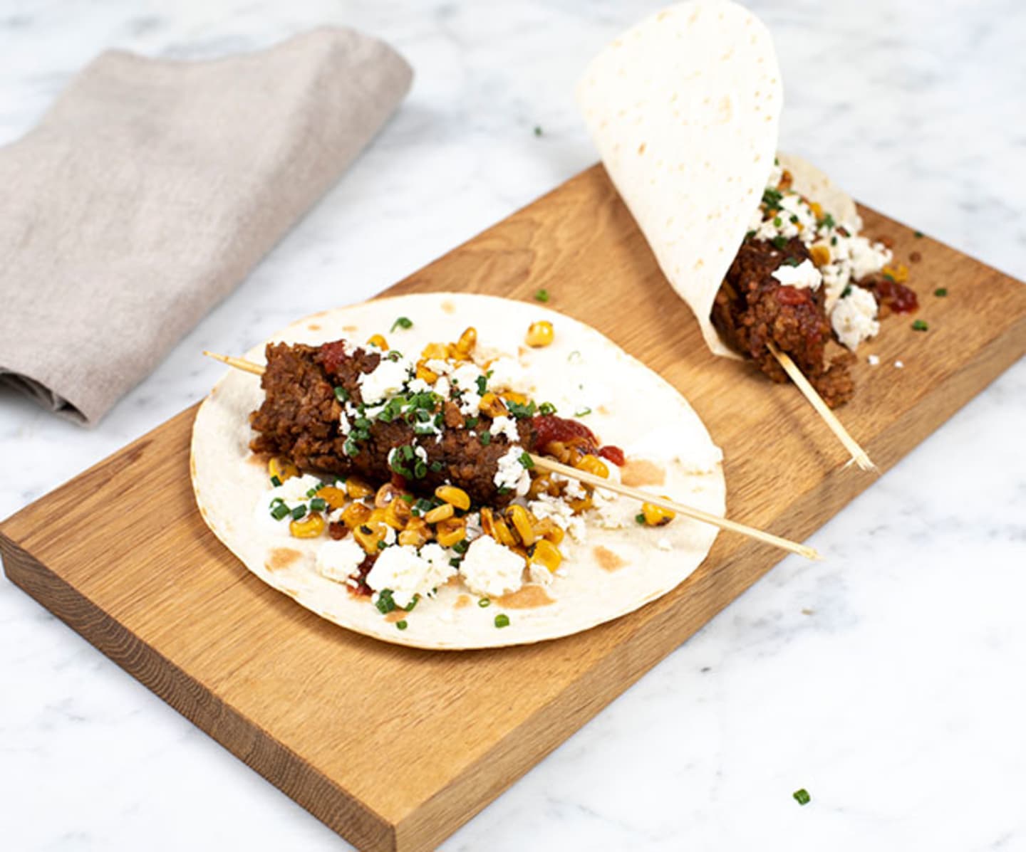 Vegetariska tacospett