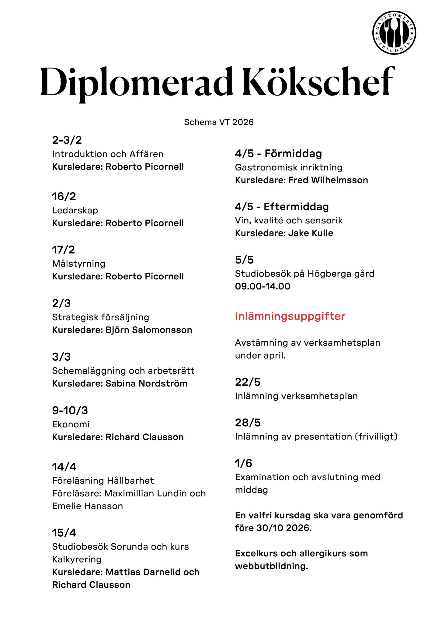 Schema VT 2026