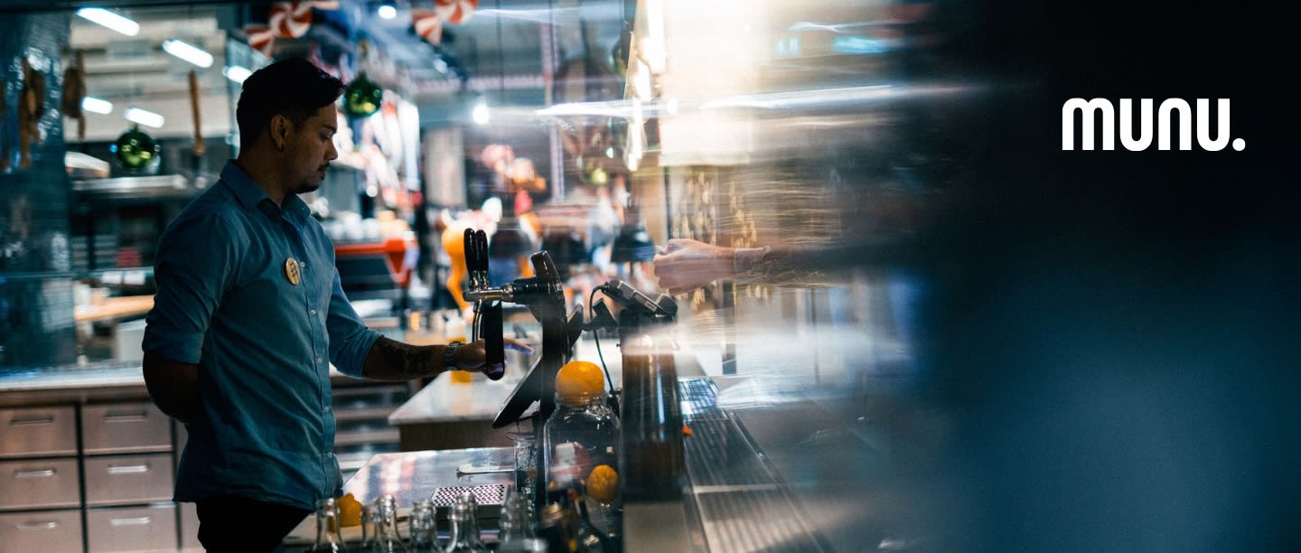 Munu – restaurangplattform med kassa, bokning och kök i ett