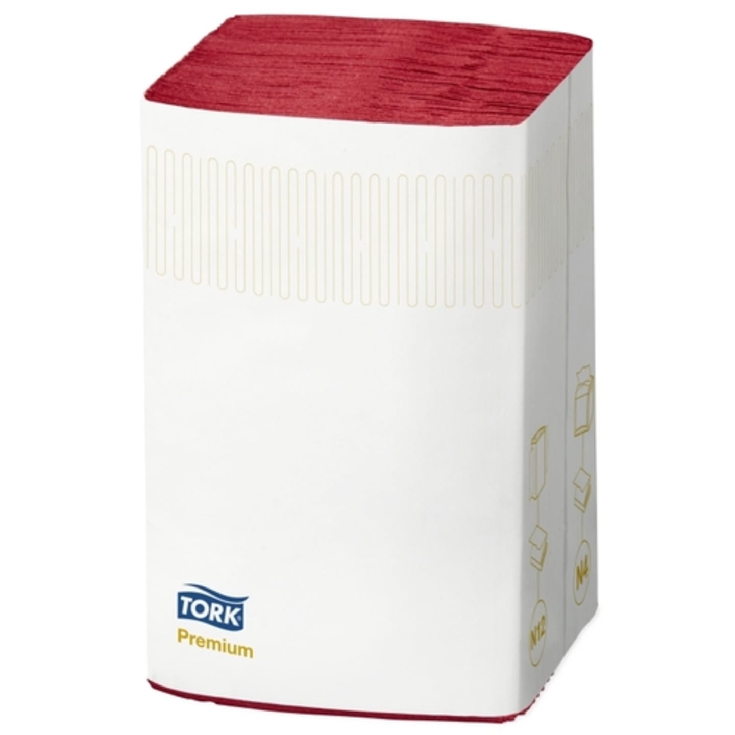 Servett dispenser mörkröd 500st - Bild 1 av 4