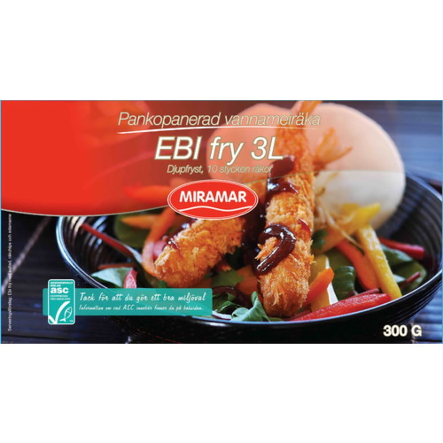 Räka EBI fry torpedo 3L ASC 300g - Bild 1 av 4
