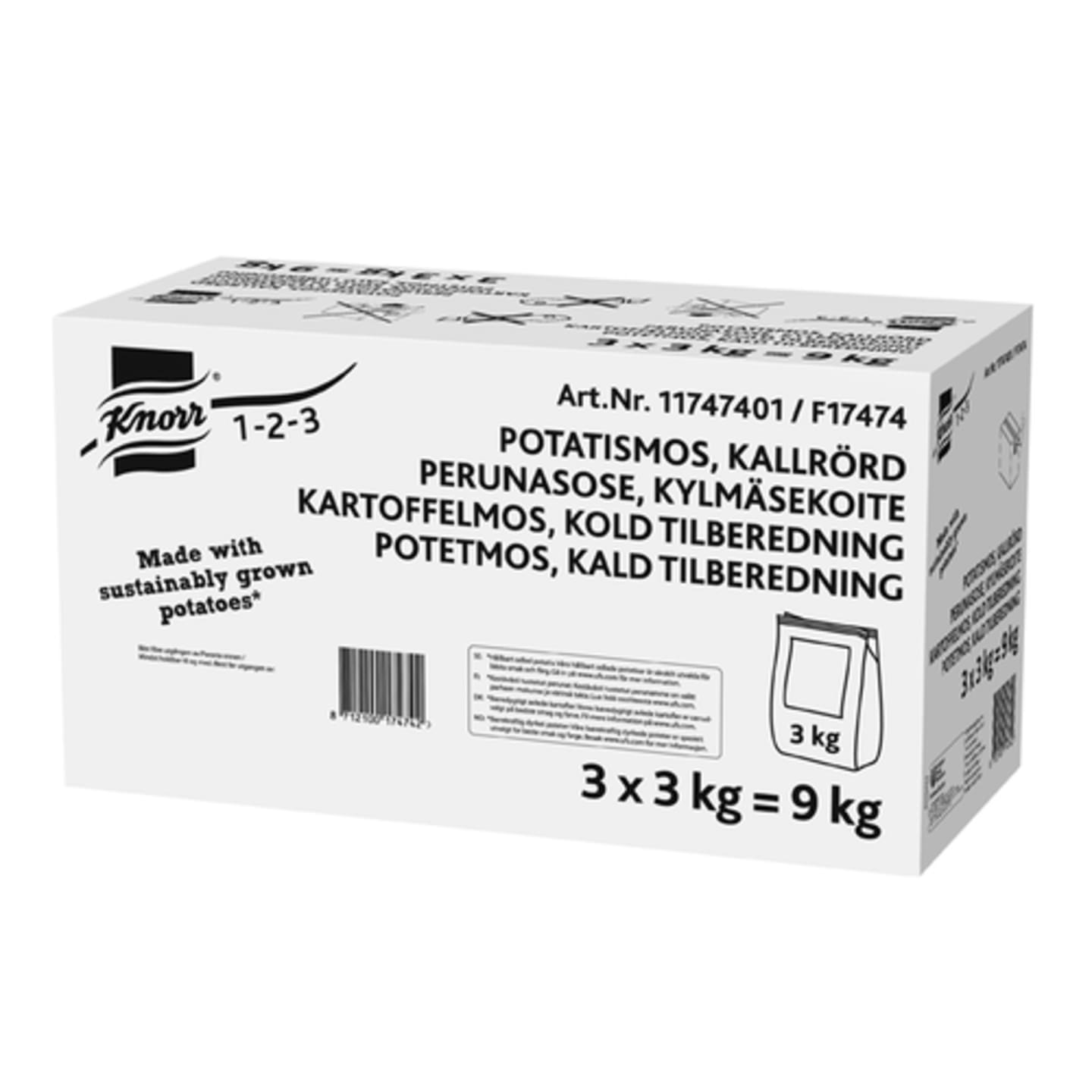 Potatismos kallrörd 3kg
