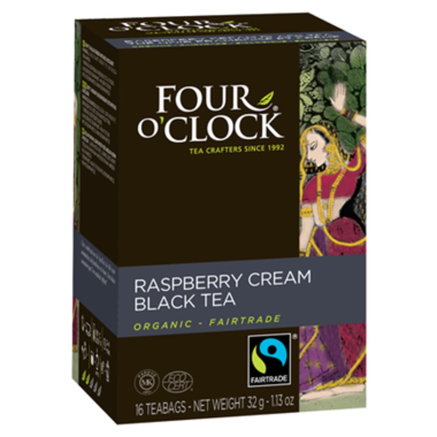 Raspberry Cream svart te 16pack