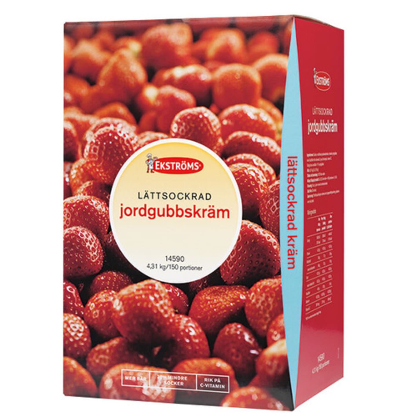Jordgubbskräm lättsockrad 2x2,15kg - Bild 1 av 2