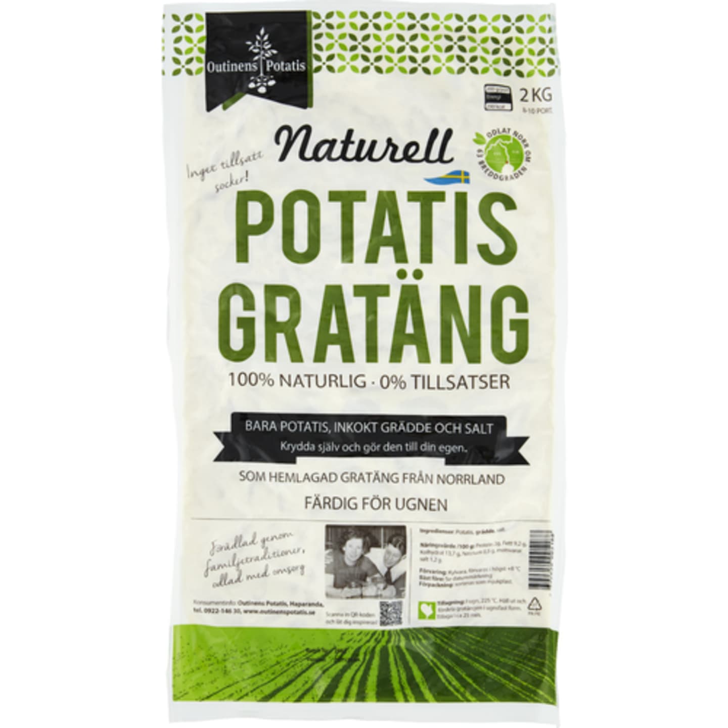 Potatisgratäng bas 2kg