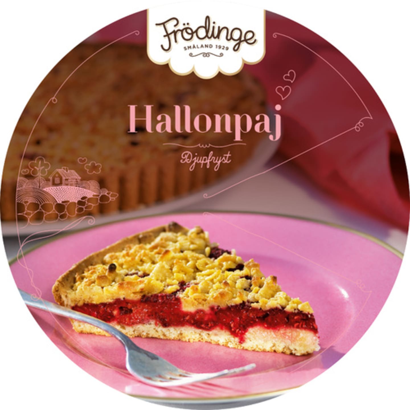 Hallonpaj 1,2kg