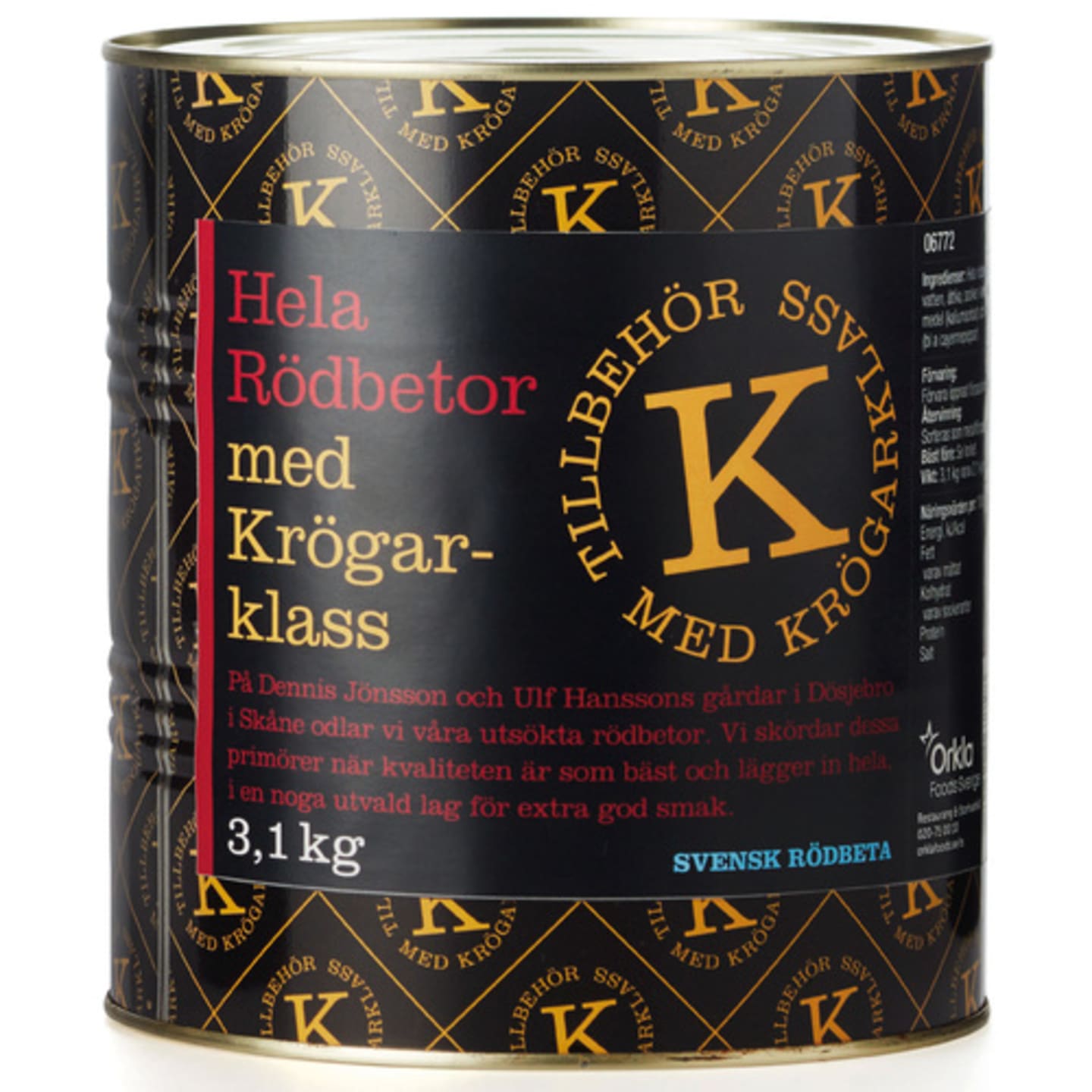 Rödbeta hel Krögarklass 3,1kg