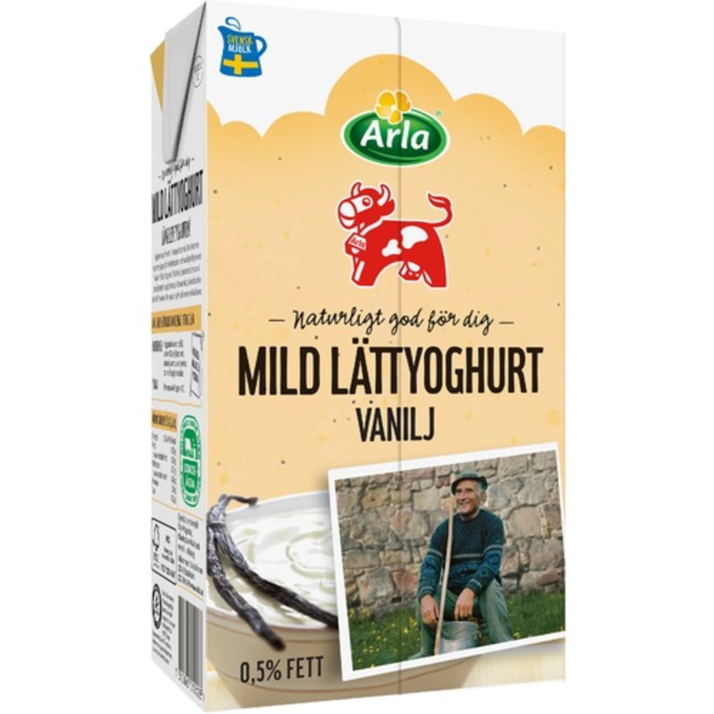 Yoghurt lätt vanilj 0,5% 1kg