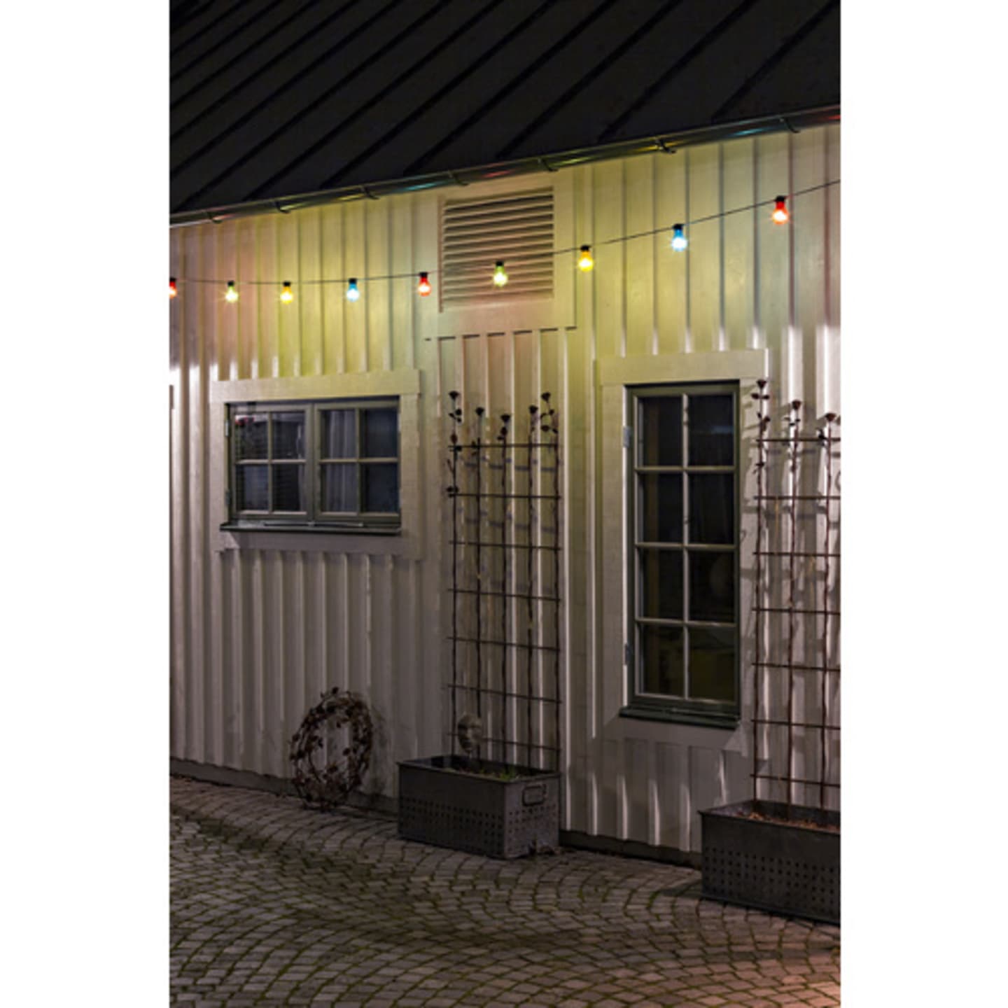 Ljusslinga LED E27 20lamp färg LED 19,5m - Bild 1 av 4