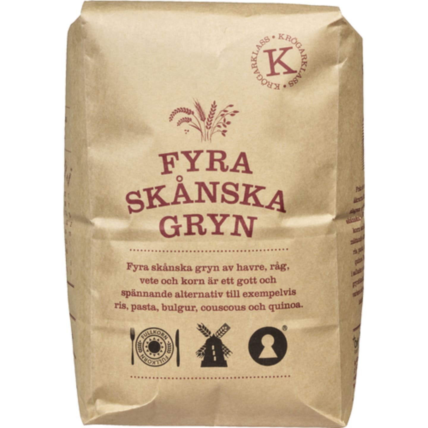 Fyra skånska gryn 2kg - Bild 1 av 2