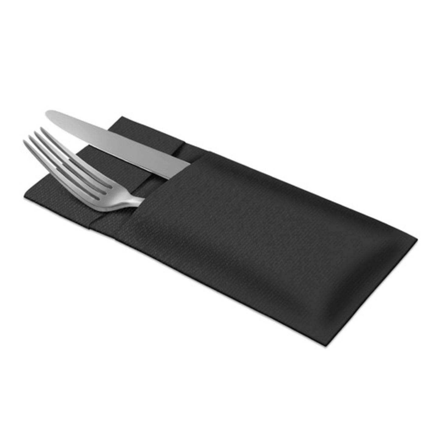 Servett bestickficka svart linstyle 60st