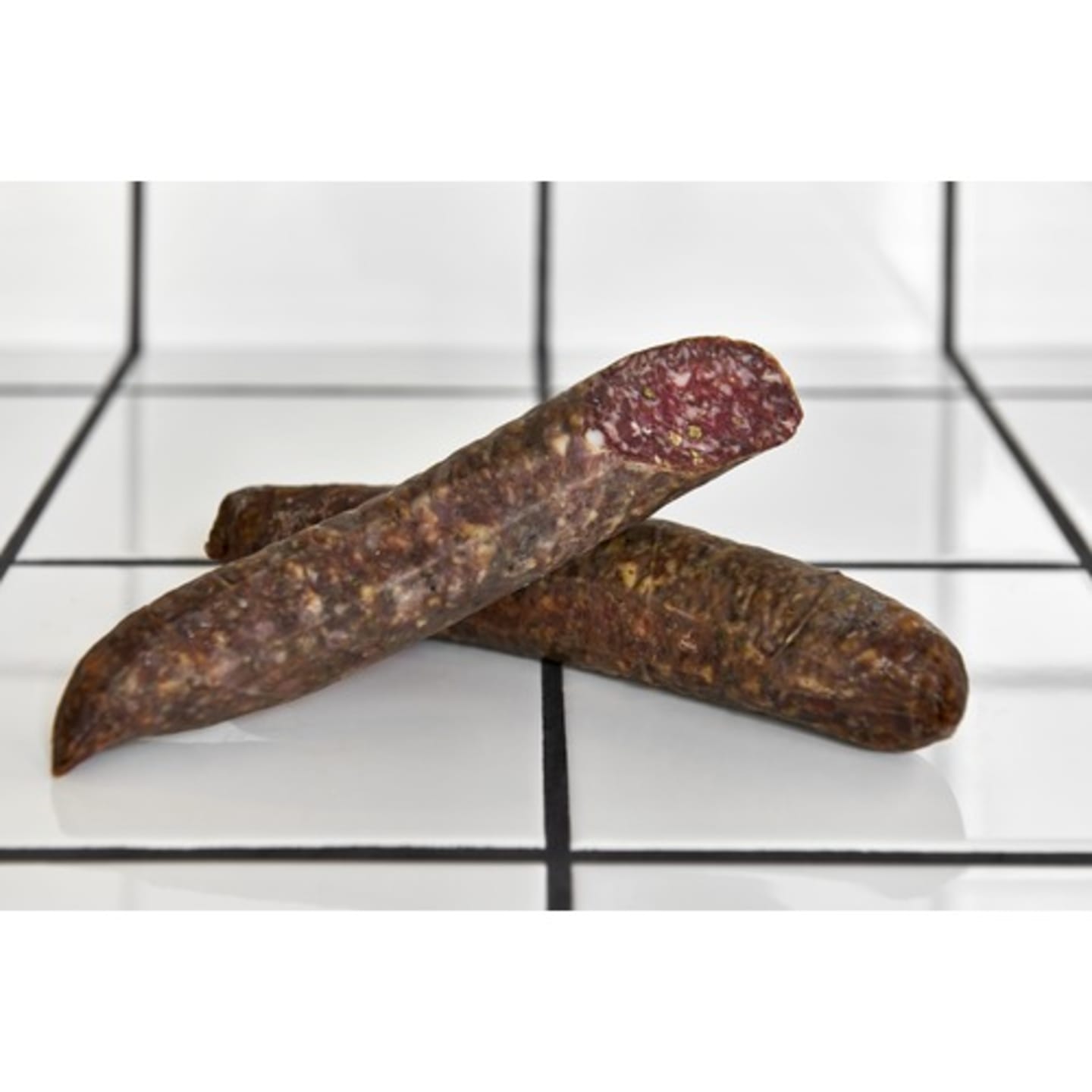 Cognacsmedwurst grönpeppar lufttork 1kg - Bild 1 av 2
