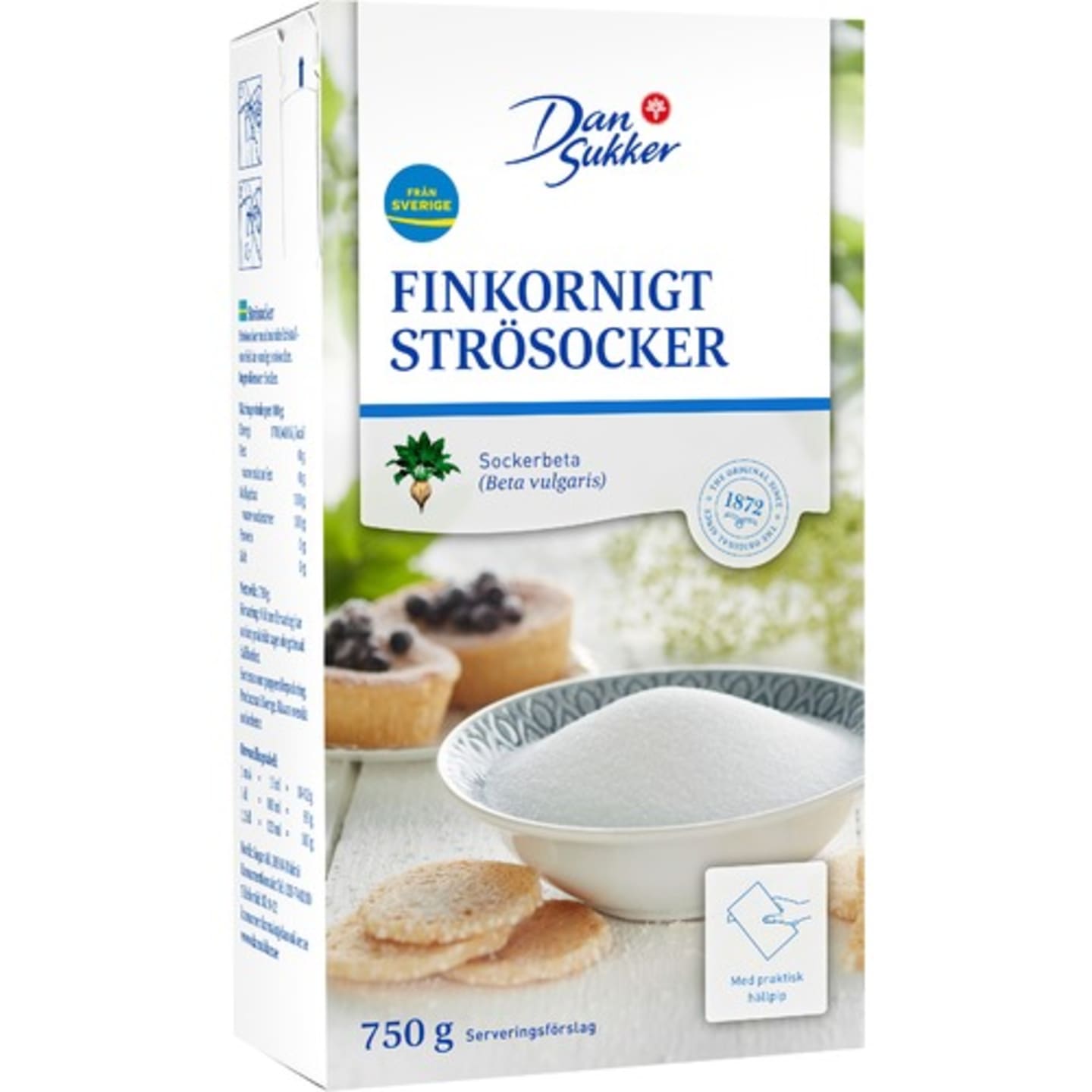 Strösocker finkornigt 750g