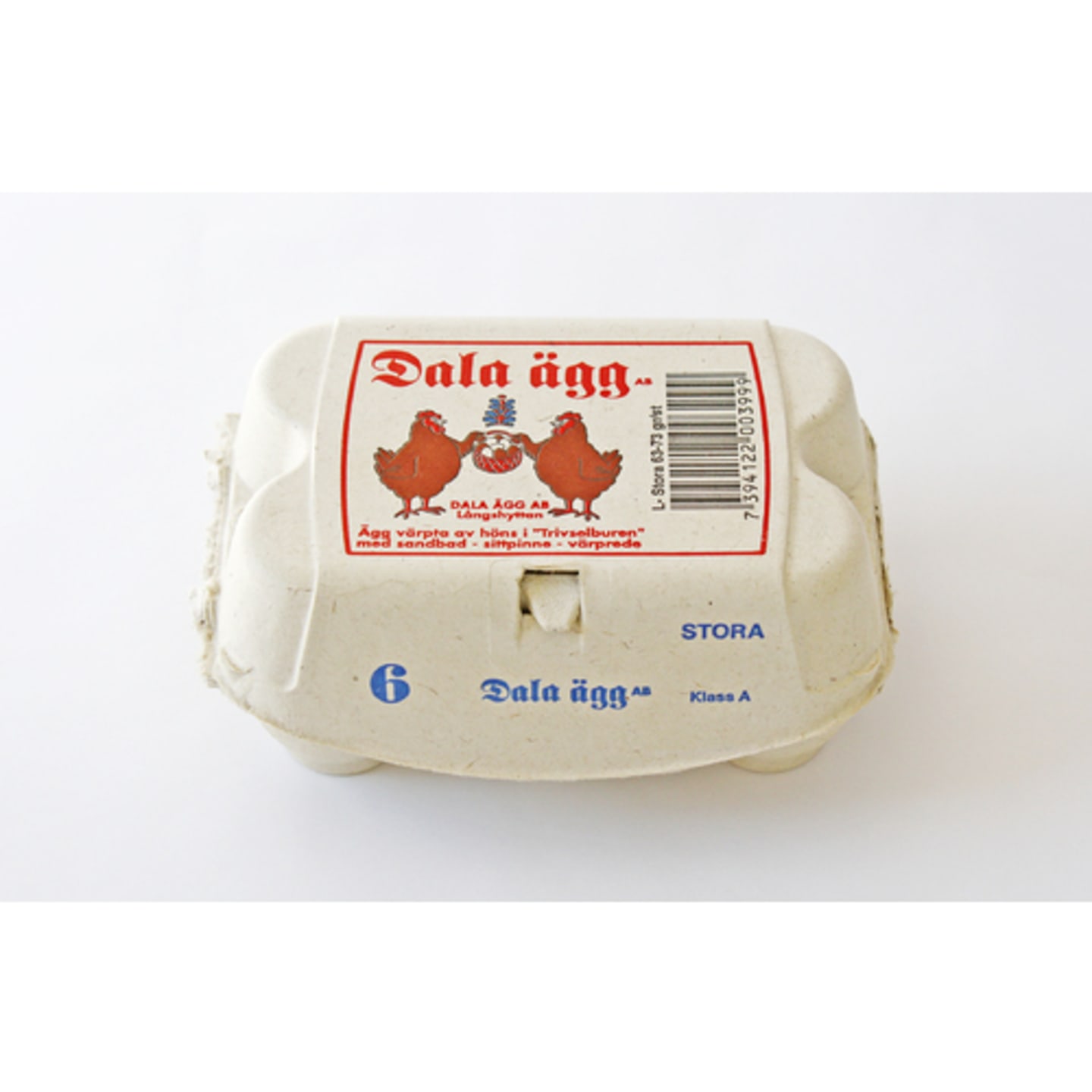 Ägg frigående 6p 399g