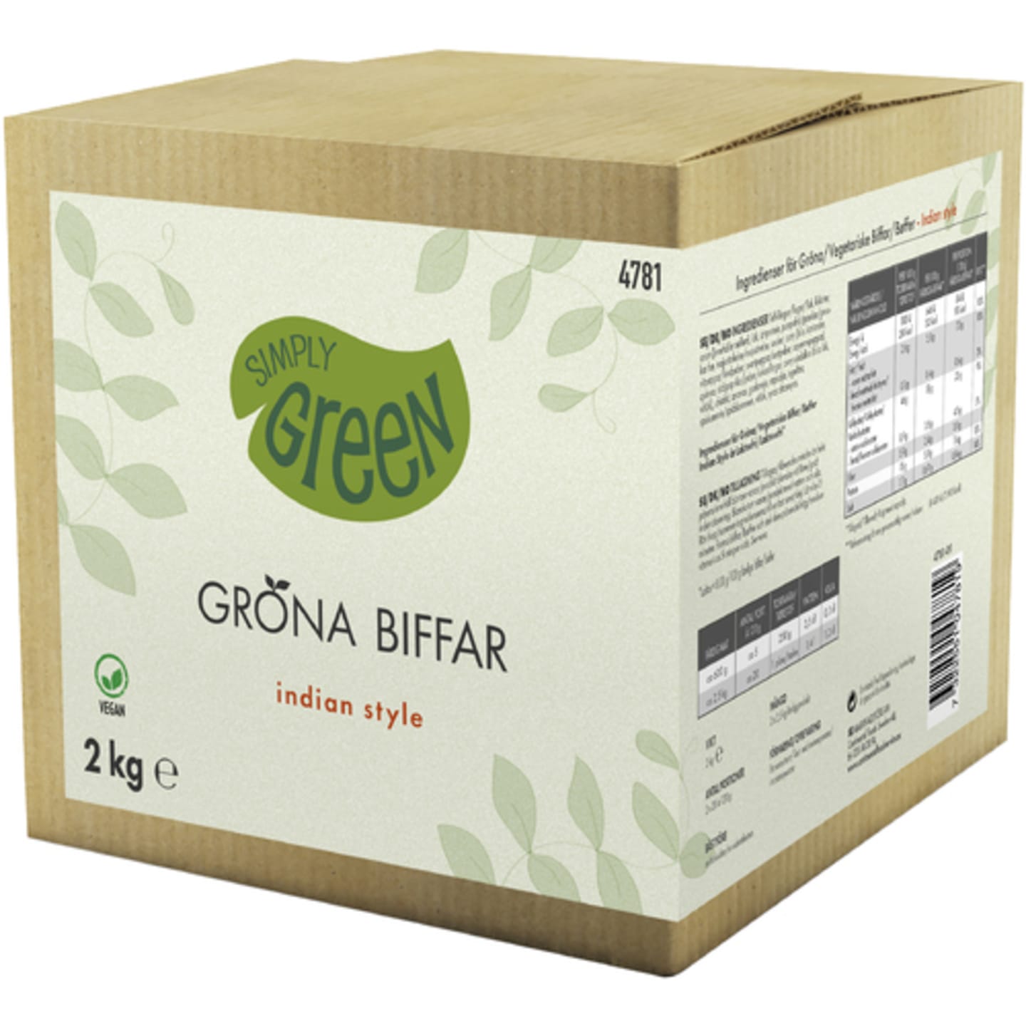 Mix Vegansk färs Indian style 2kg - Bild 1 av 4