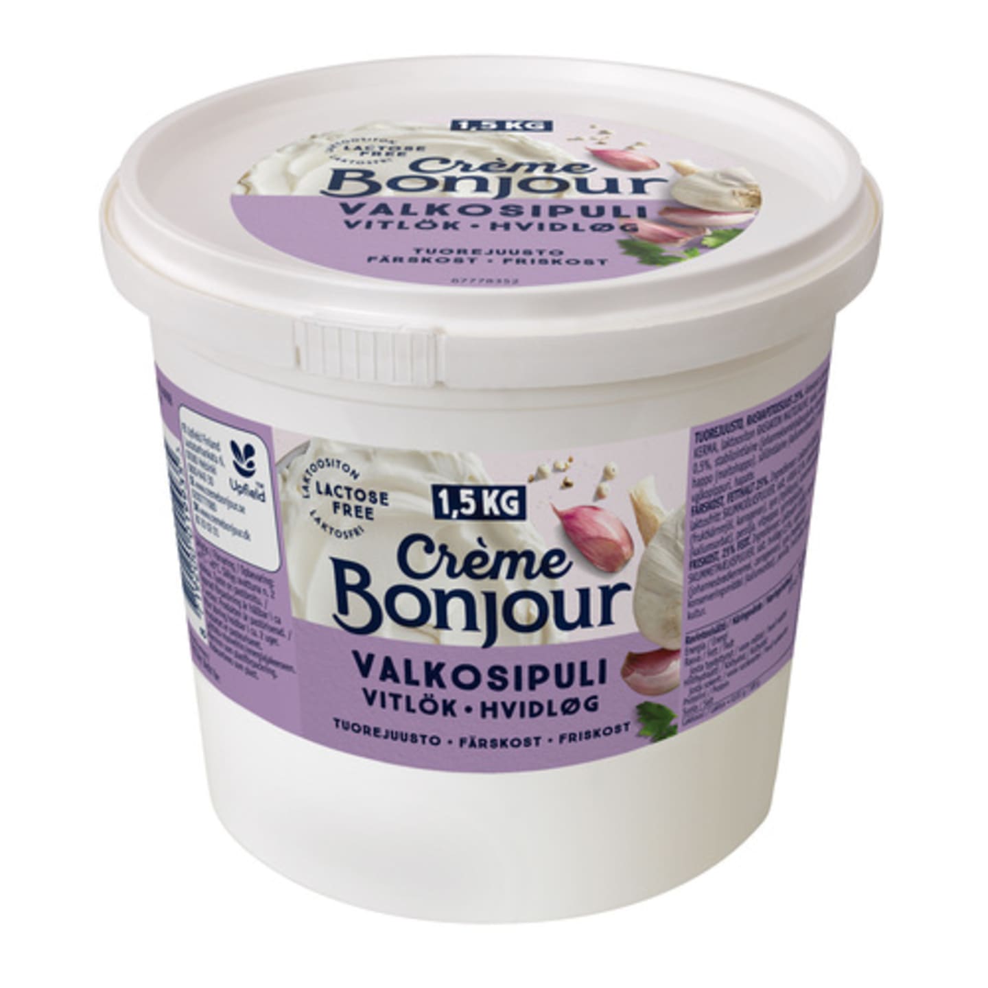 Creme Bonjour vitlök laktosfri 1,5kg