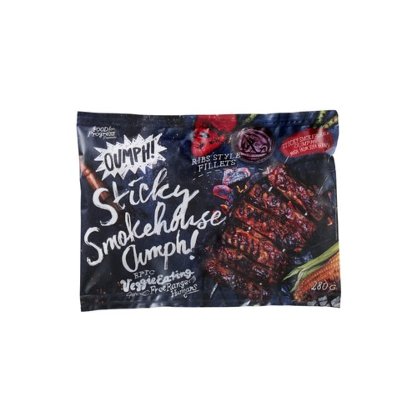 Sticky Smokehouse Oumph! Ribs
