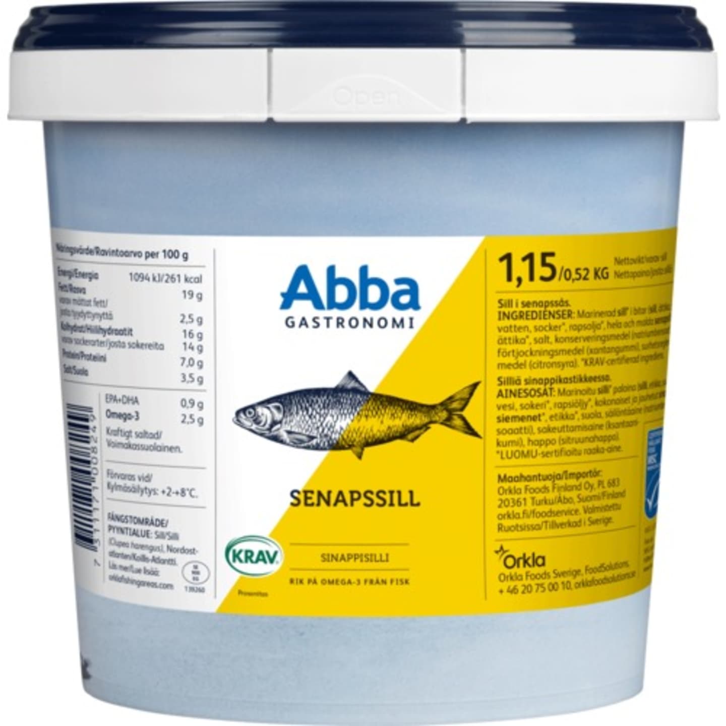 Senapssill bit MSC 1,15kg - Bild 1 av 2