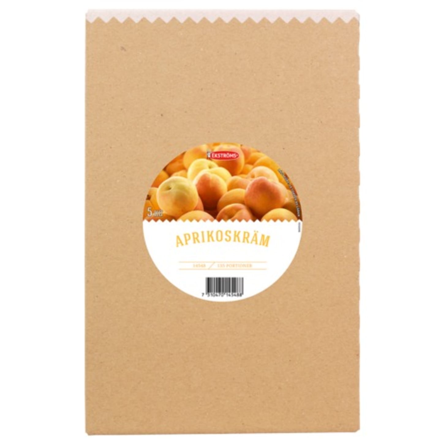 Aprikoskräm kallrörd 2,5kg - Bild 1 av 2