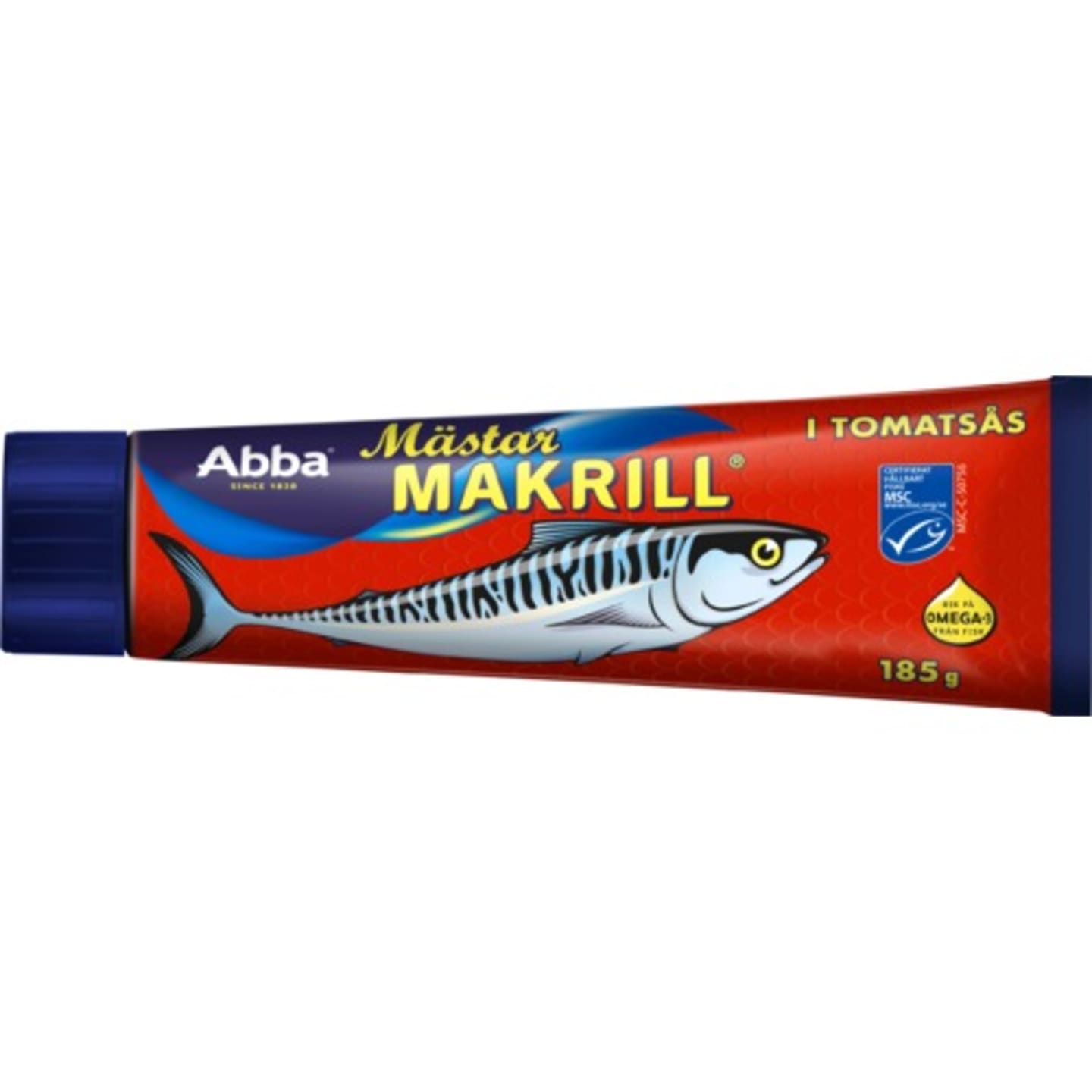 Makrill i tomatsås MSC tub 185g - Bild 1 av 2