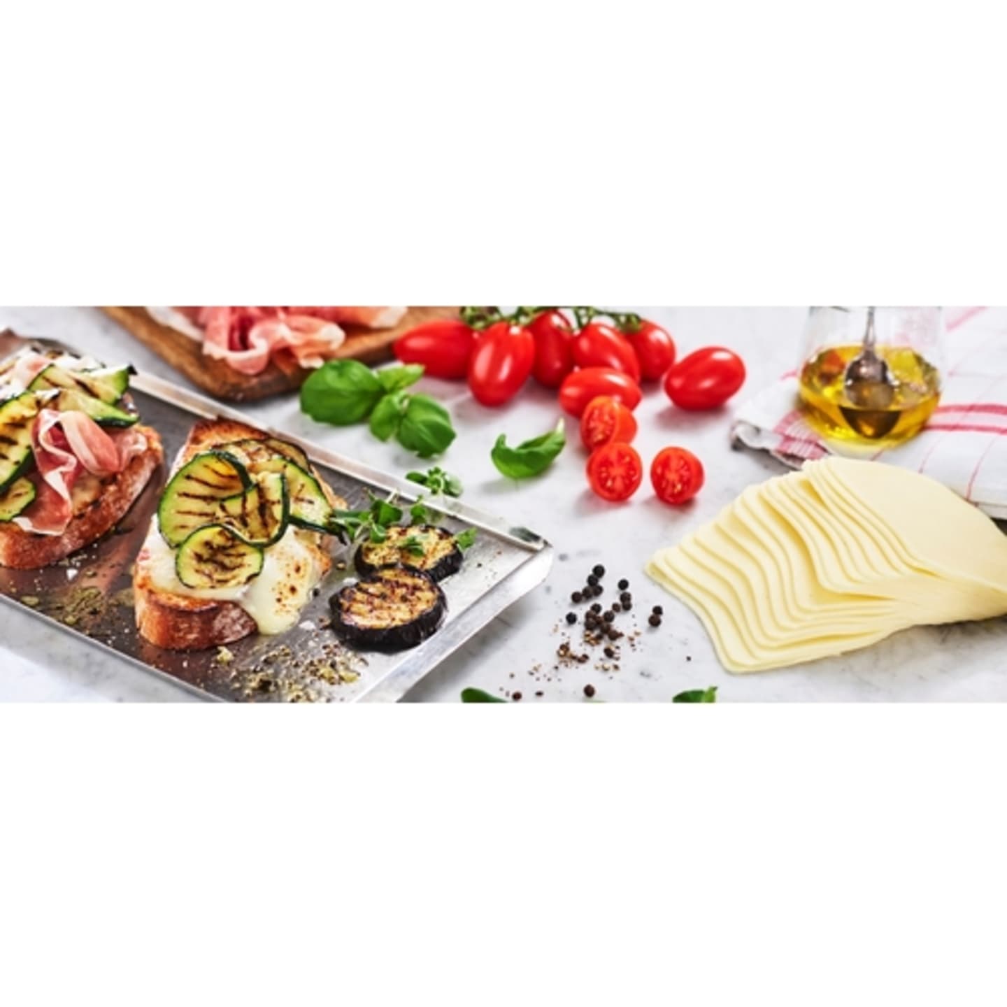 Mozzarella skivad 22% 1kg - Bild 1 av 4