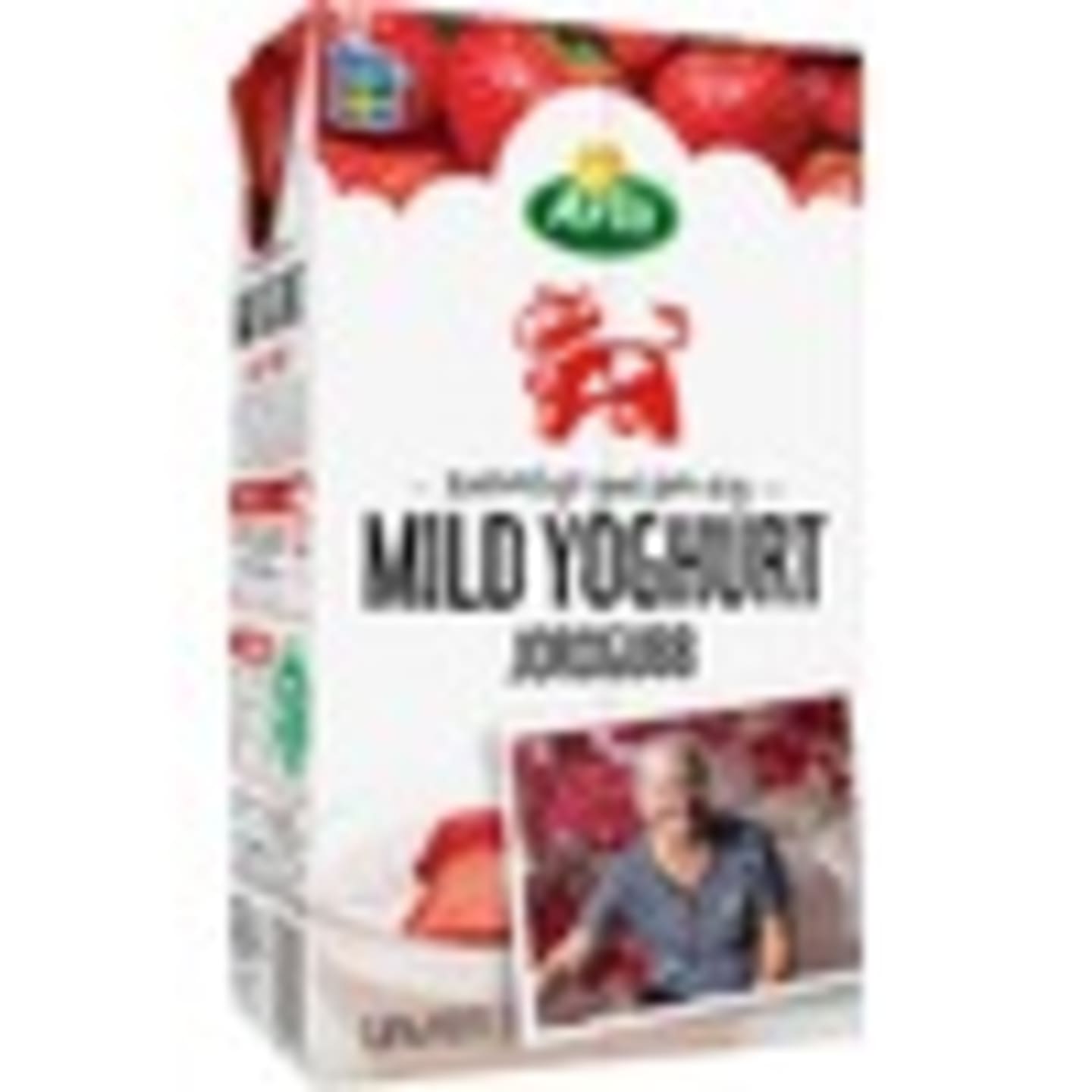 Yoghurt mild jordgubb 1,8% 1L - Bild 1 av 2
