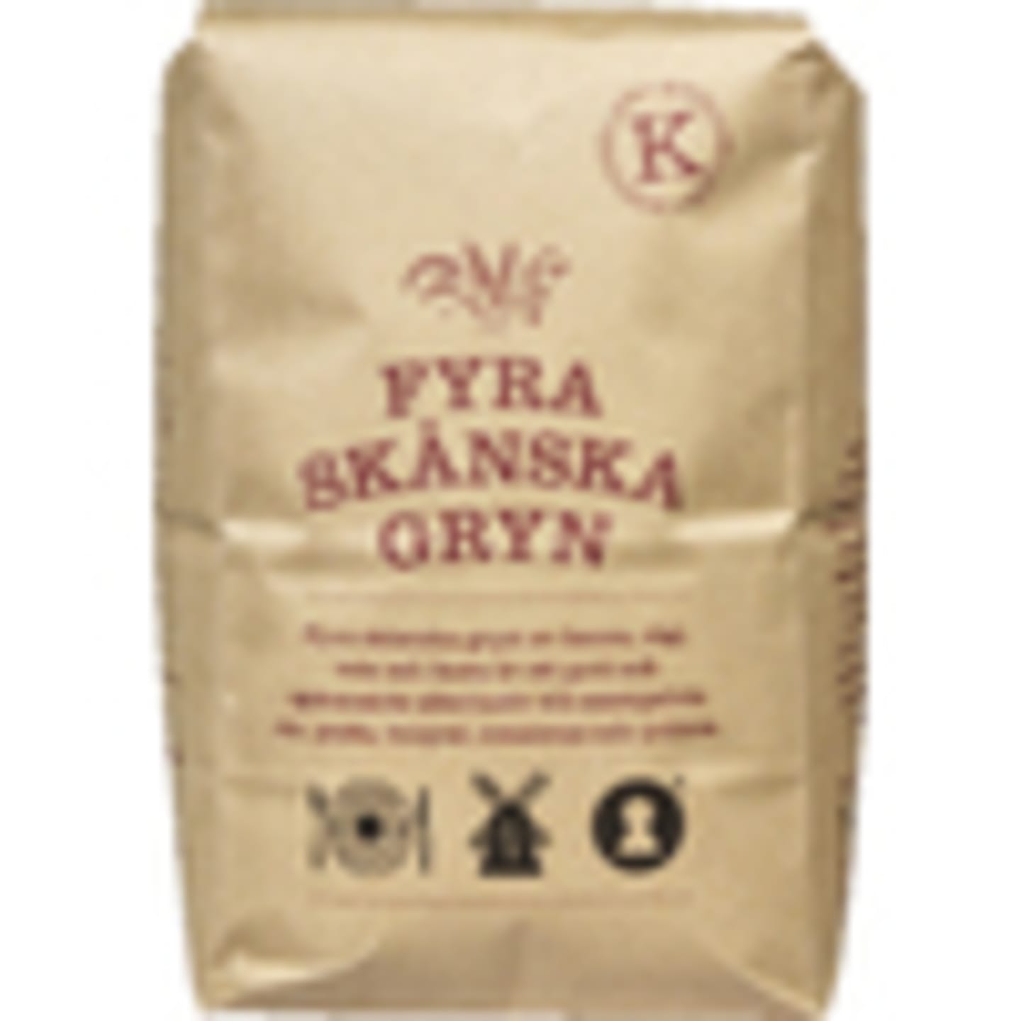 Fyra skånska gryn 2kg - Bild 1 av 2