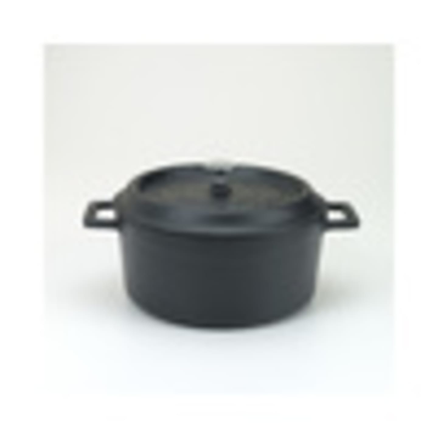 Gryta gjutjärn rund mattsvart 240mm 4,5L - Bild 1 av 2