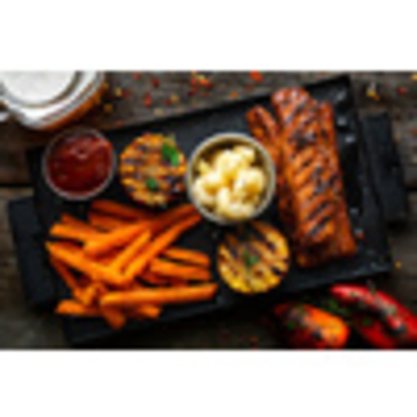 Sticky Smokehouse Oumph! Ribs - Bild 1 av 4