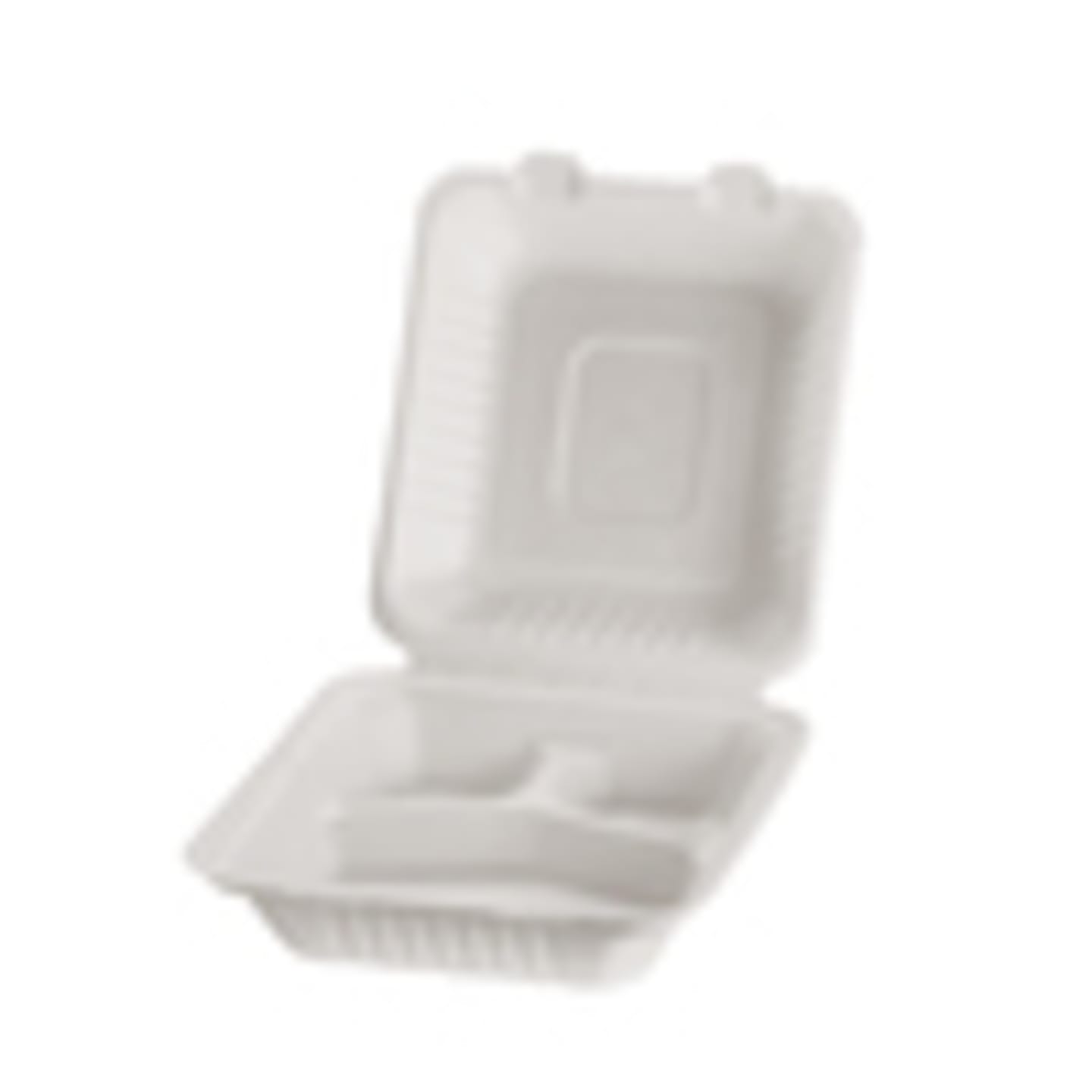Hämtbox bagasse 3F 217x202x79 vit 100st - Bild 1 av 2
