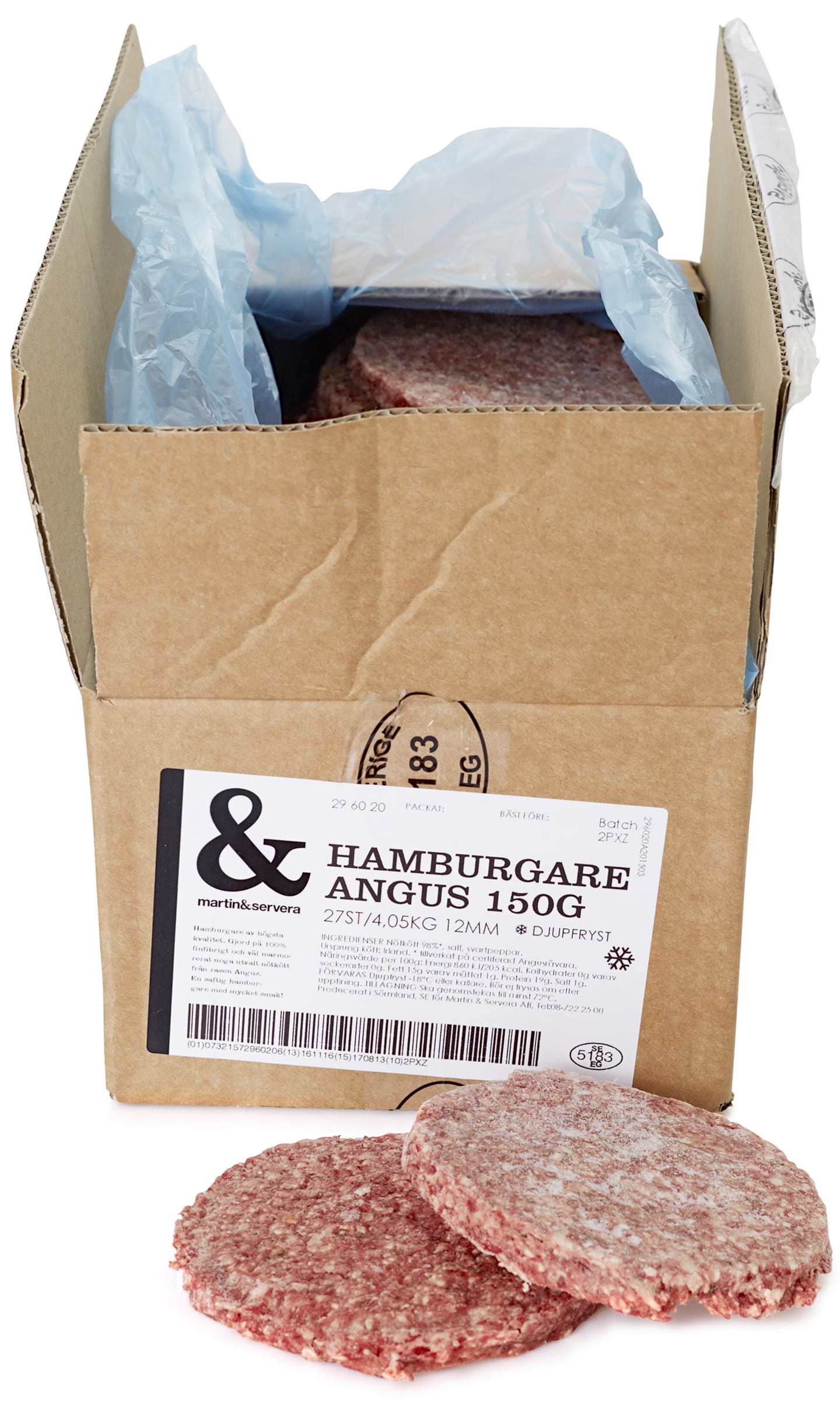 Hamburgare Angus 150g
