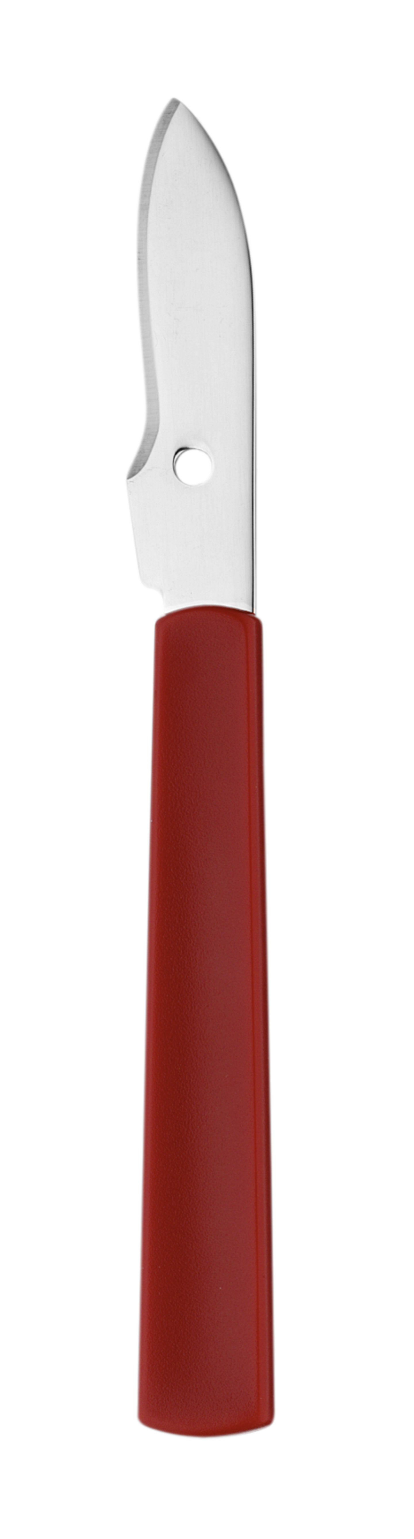 Kräftkniv rött skaft 160mm