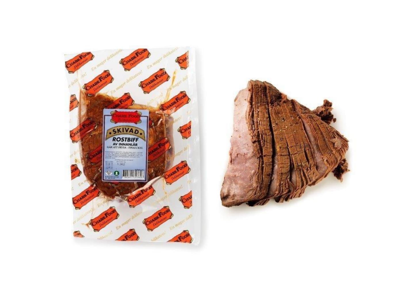 Rostbiff grillad skivad innanlår 1,5kg