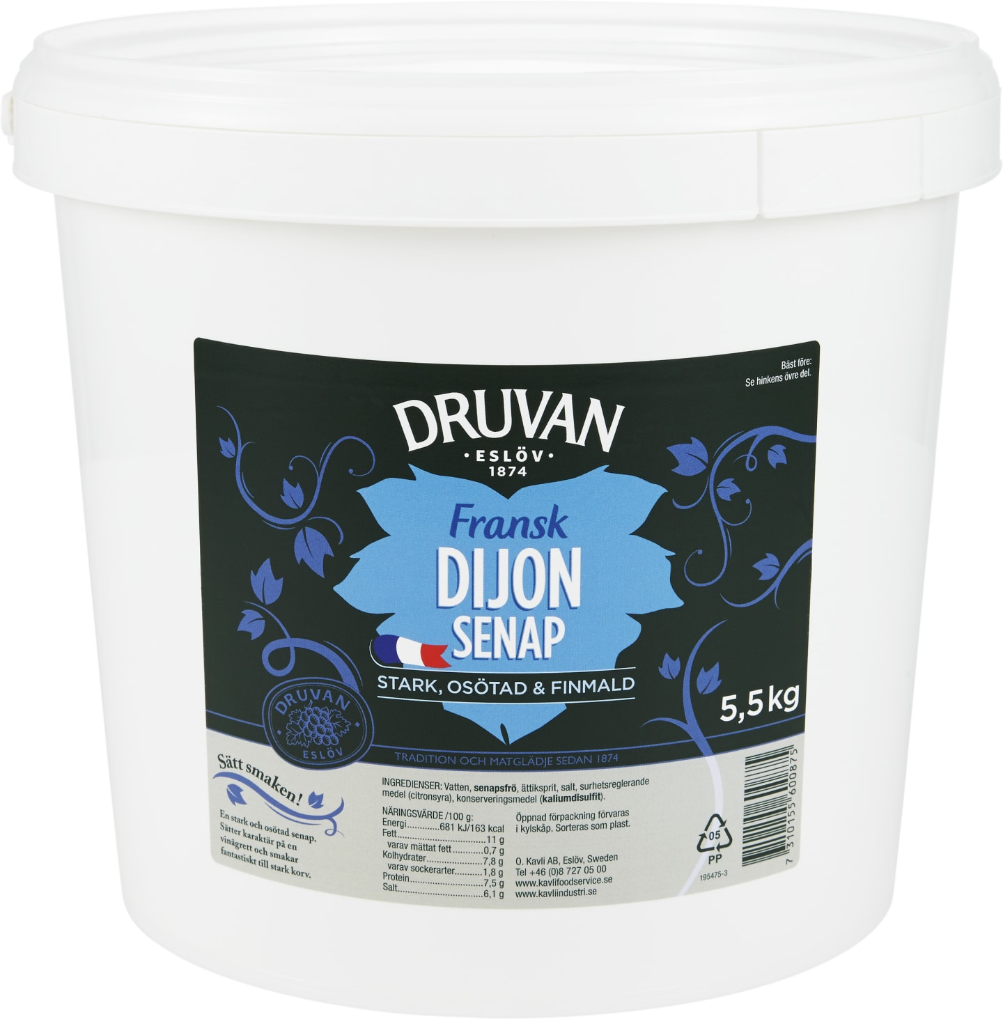 Dijonsenap 5,5kg