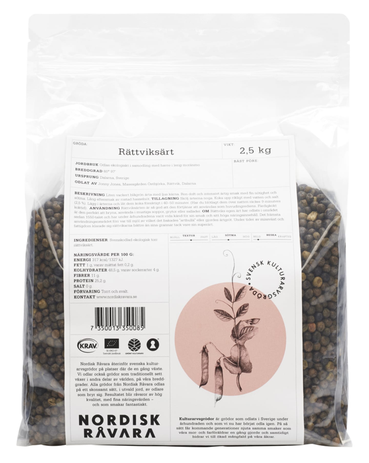 Rättviksärt 2,5kg - Bild 1 av 2